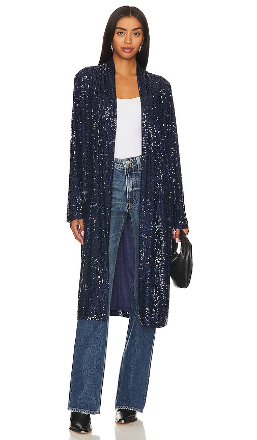 The Show Stopper Sequin Duster - Silver