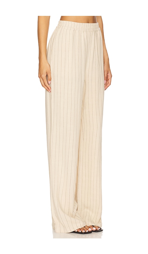Steve Madden Venetia Stripe Cotton Blend Pull-on Pants