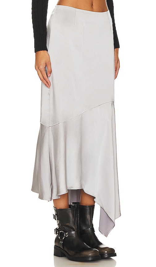 Shop Steve Madden Lucille Skirt In Grey
