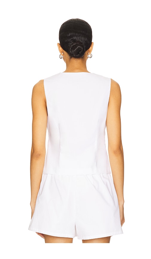  Steve Madden ärmelloses Oberteil Aliza In White. Größe S. Also In Xs, M, L, Xl. 