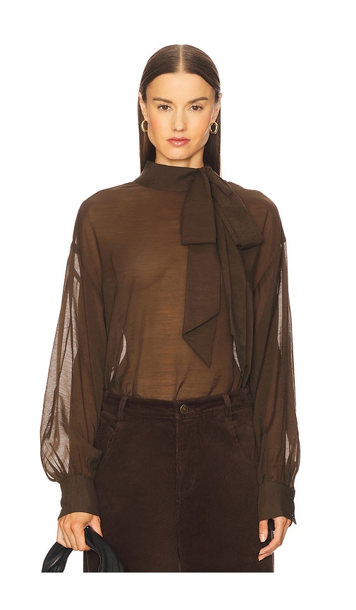 Steve Madden Sutton Top In Brown