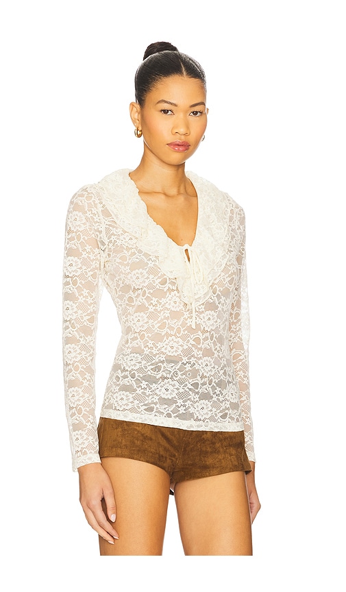 Steve Madden Hampton Blouse In White