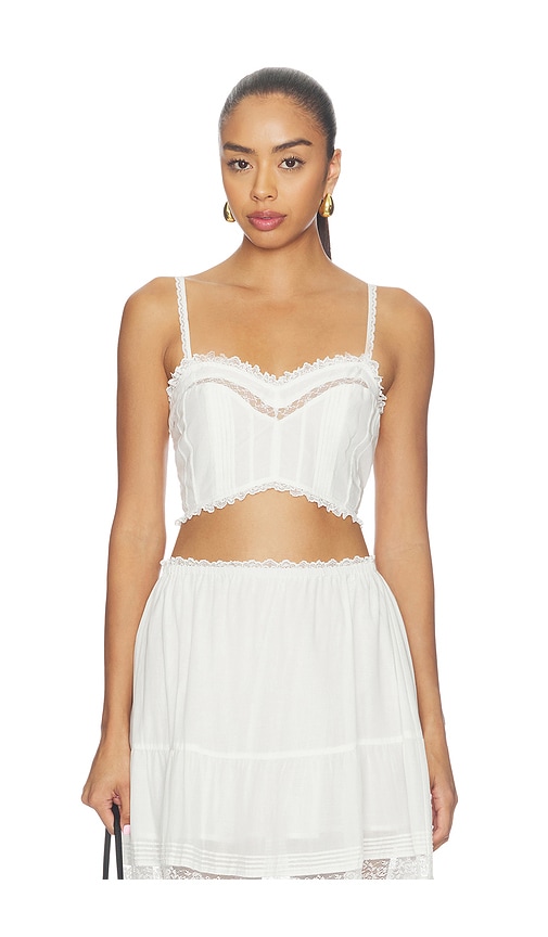 Steve Madden Elisse Top en White Taille XS Also en S M L XL 66 €