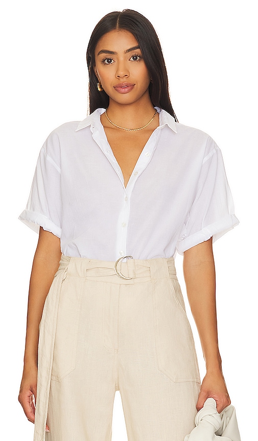 Steve Madden Kiralin Top in Optic White