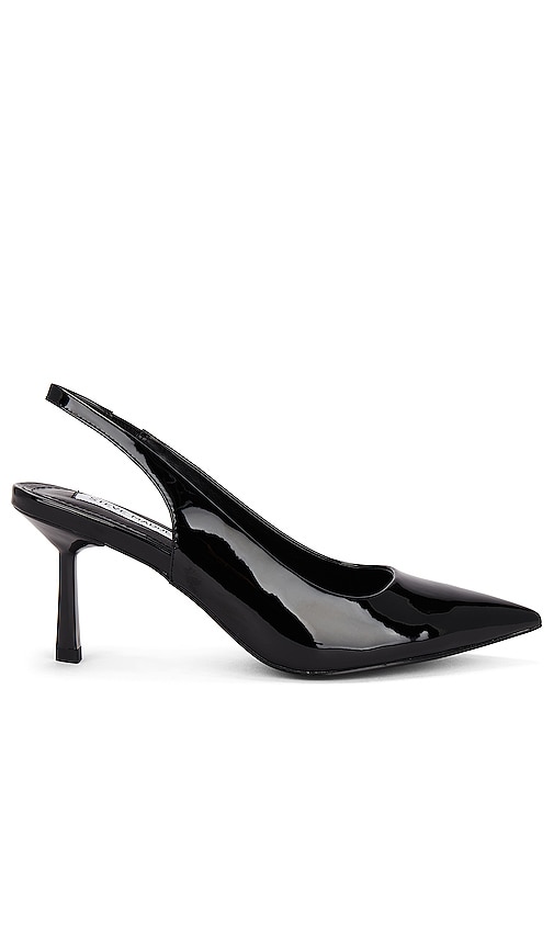 Steve Madden Jacinda Sling Back in Black Patent