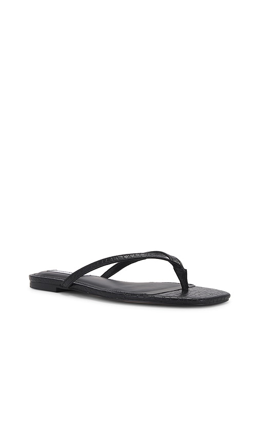 Shop Steve Madden Marnie Flip Flops In Black