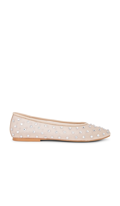 Shop Steve Madden Viv Flat In Neutral