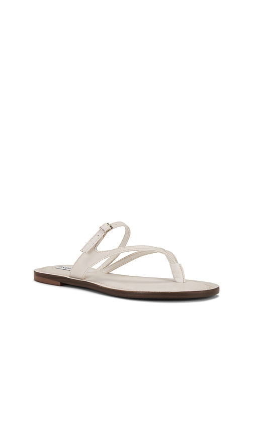 Shop Steve Madden Roca Sandal In 骨色皮革