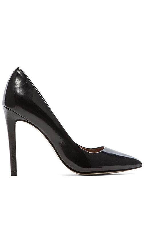 Steve Madden Proto Heel In Black Leather Revolve