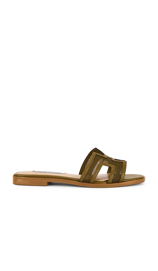 Steve Madden Hadyn Mesh Sandal In Green