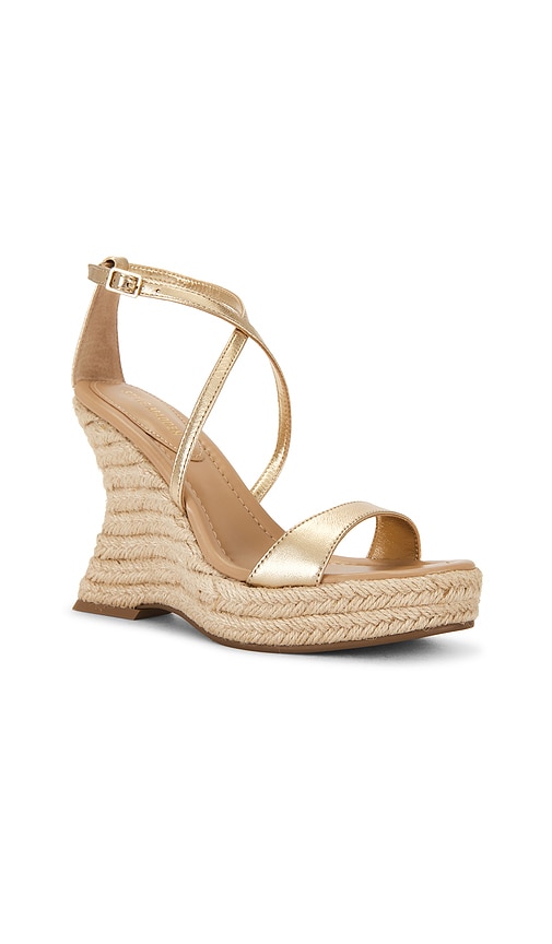  Steve Madden Sandale Espadrille Caliana En Metallic Gold. Taille 10. Also En 6, 6.5, 7, 7.5, 8, 8.5, 9, 9.5. 