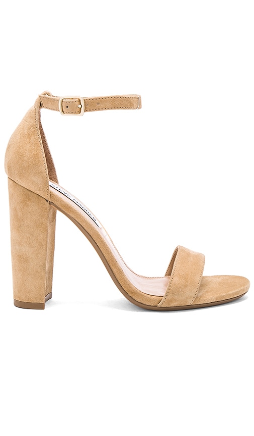 Steve Madden Carrson Heel in Sand Suede | REVOLVE