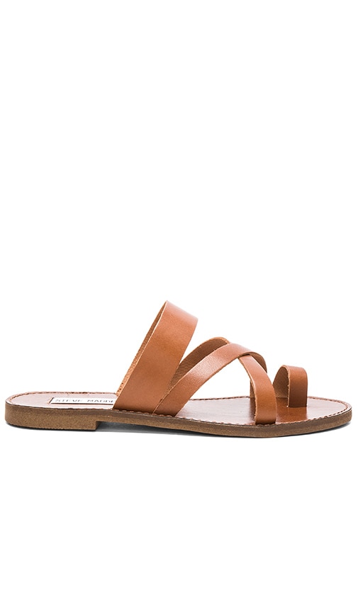 Steve Madden Ambler Sandal in Tan Leather | REVOLVE