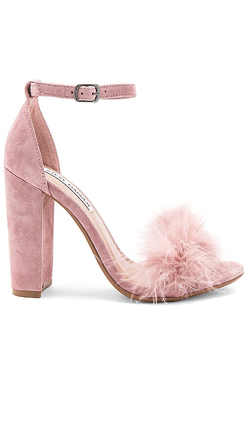 Steve Madden Carabu Heels in Rose Suede 