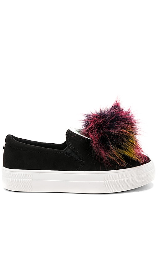 faux fur sneakers