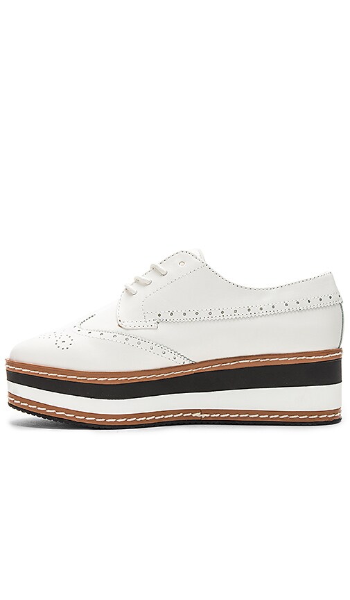 steve madden greco leather flatform shoe