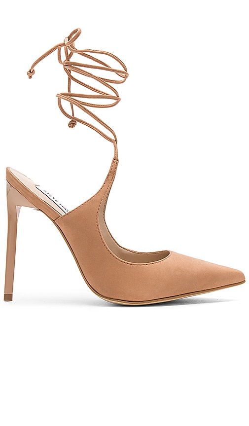 steve madden tan nubuck heels