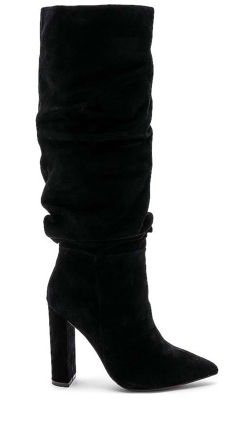 Steve Madden Swagger Boot in Black Suede | REVOLVE