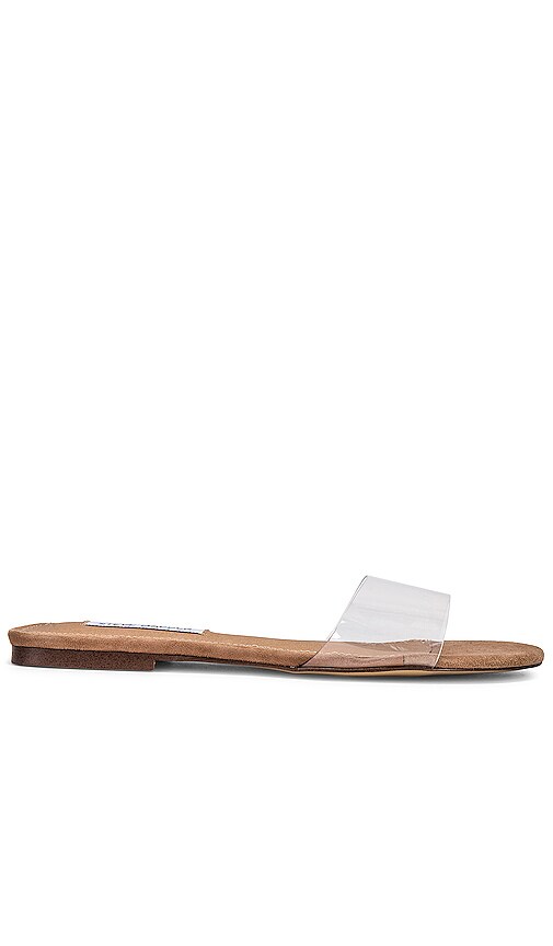 steve madden bev sandal clear