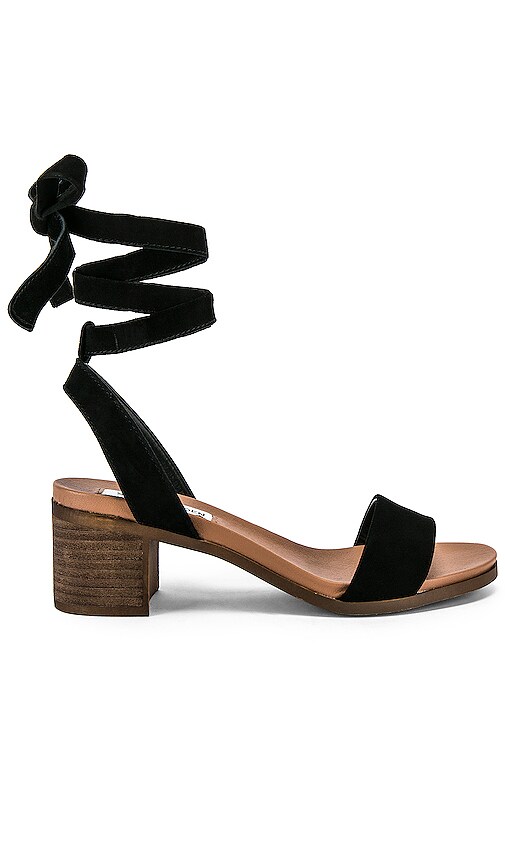 Steve Madden Adrianne Sandal in Black Suede REVOLVE