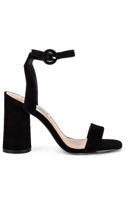 Steve Madden Braylee Heel in Black Suede | REVOLVE