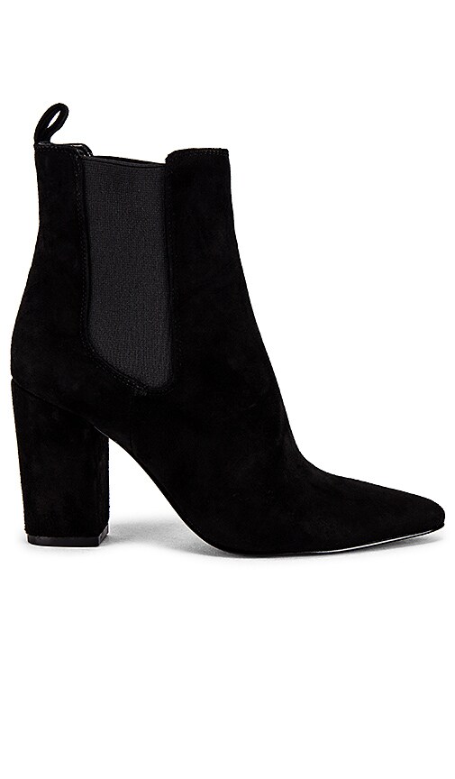 Steve Madden Subtle Bootie in Black Suede | REVOLVE