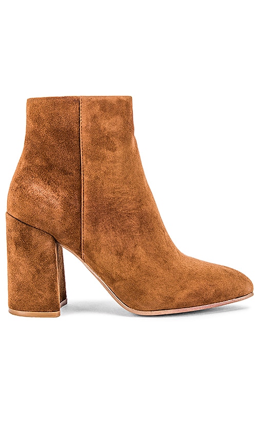 Steve Madden Therese Bootie in Brown Suede