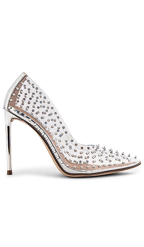 steve madden clear pumps