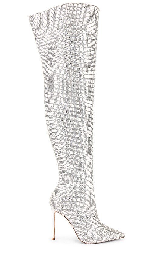 Steve Madden Skyscraper Boot in Rhinestone | REVOLVE