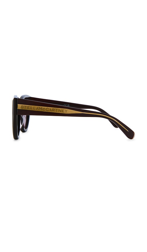  Stella Mccartney Sonnenbrille Edge In Burgundy. 