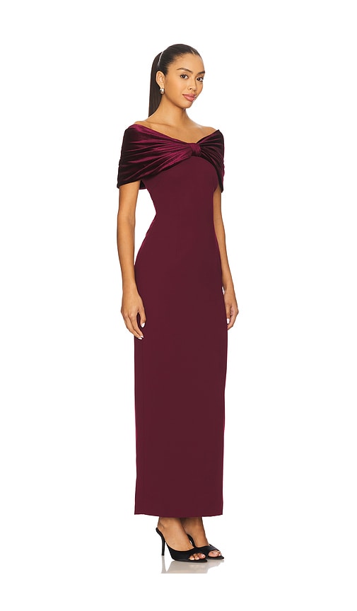  Sonya Moda Belluno Dress In Burgundy. Size S. Also In Xs, M. 