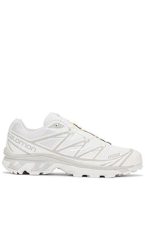 Shop Salomon Xt-6 In White  & Lunar Rock