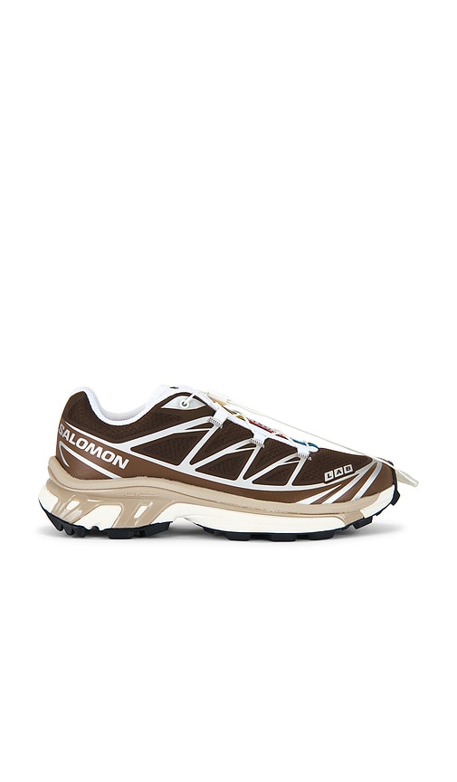 Salomon Xt-6 in Earth Brown, Walnut, & Silver