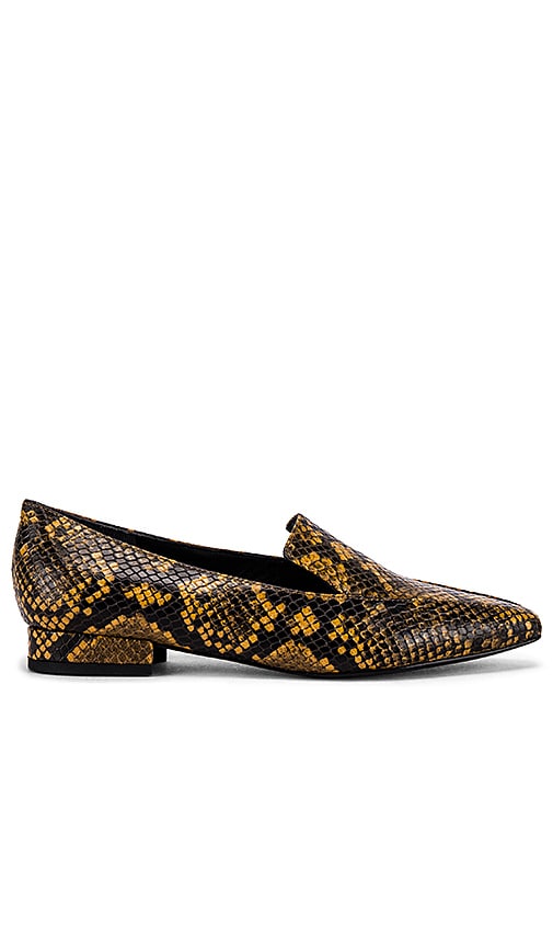 Sigerson Morrison Calida Loafer in Yellow & Black | REVOLVE