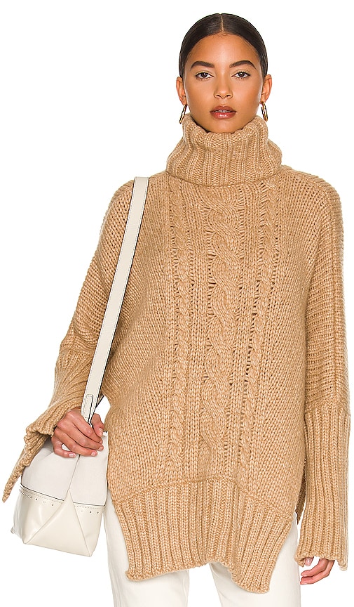 Smythe Turtleneck Blanket Sweater in 