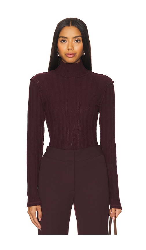 SMYTHE POINTELLE KNIT TURTLENECK 