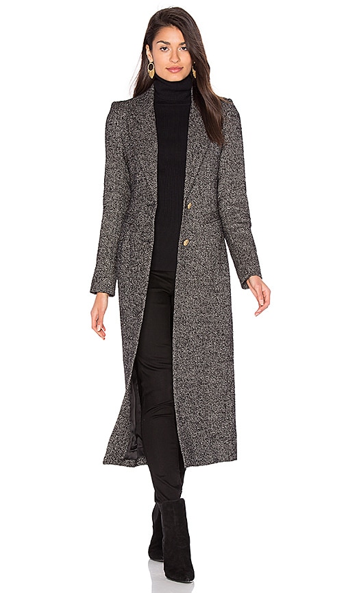 Smythe Brando Coat in Salt & Pepper | REVOLVE