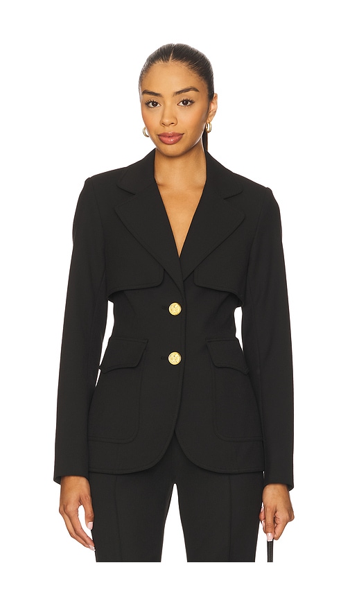 Smythe Storm Flap Blazer In Black