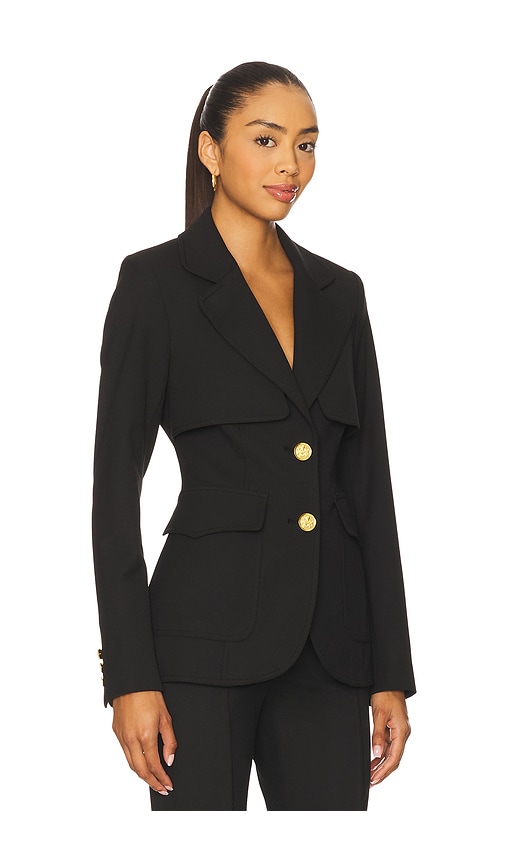 Smythe Storm Flap Blazer In Black