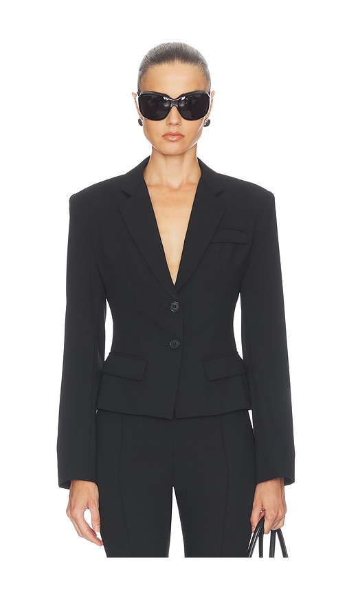 Smythe Two Button Tillie Blazer In Black