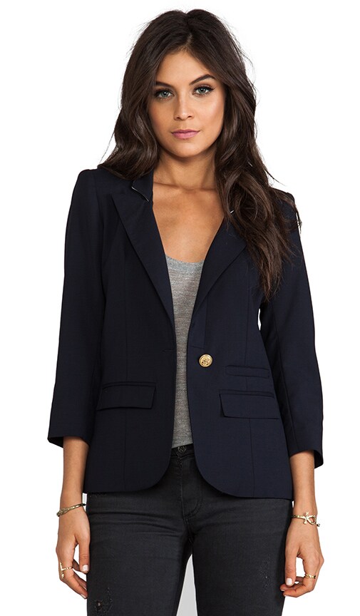 Flat Lapel Blazer