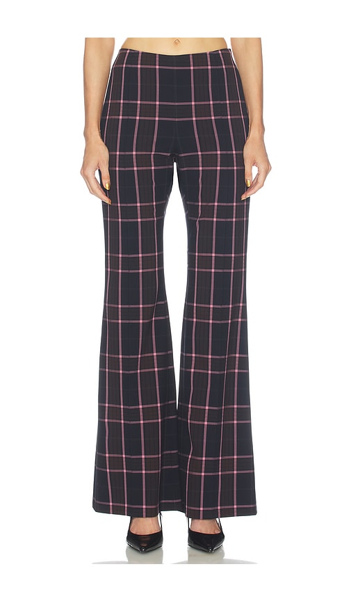 Smythe Pintuck Flare Pant In Black