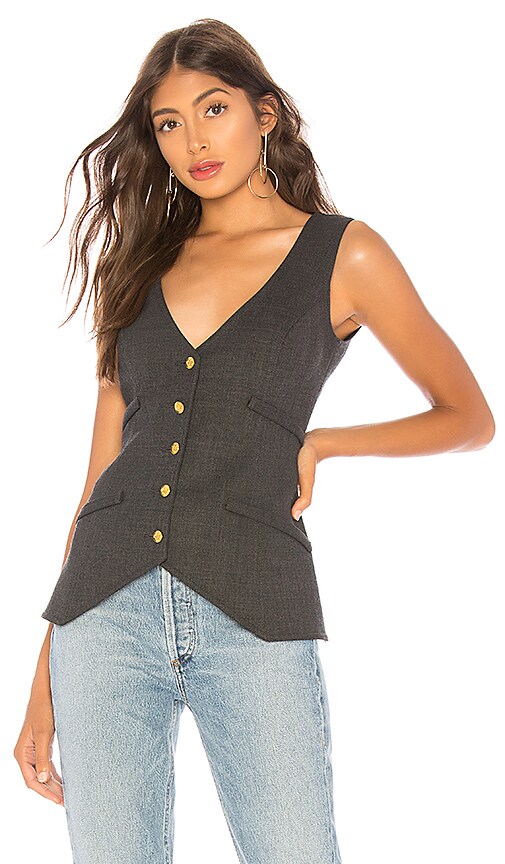 Smythe Waistcoat in Charcoal | REVOLVE