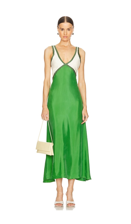 Sancia Naomi Dress in Bottle Green