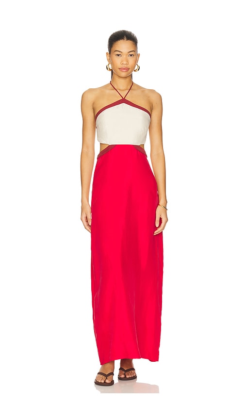 Sancia The Hazel Dress In Red