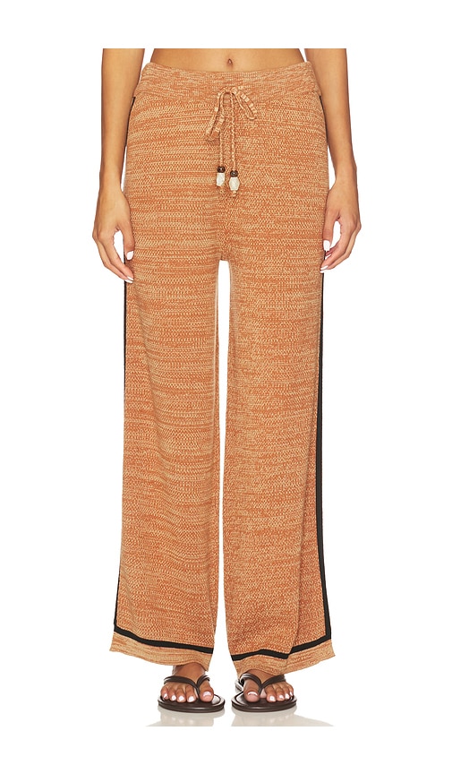 Sancia Tommy Knit Pant In Orange