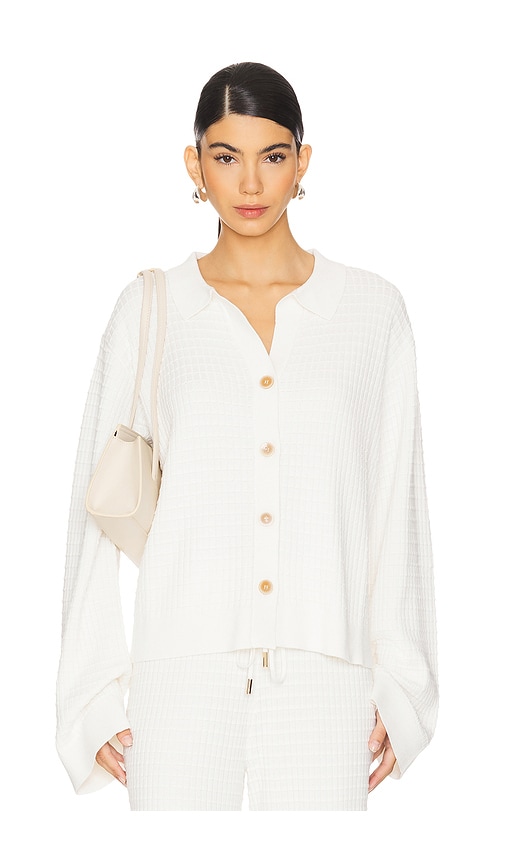 Sancia The Oriane Knit Shirt In Creme