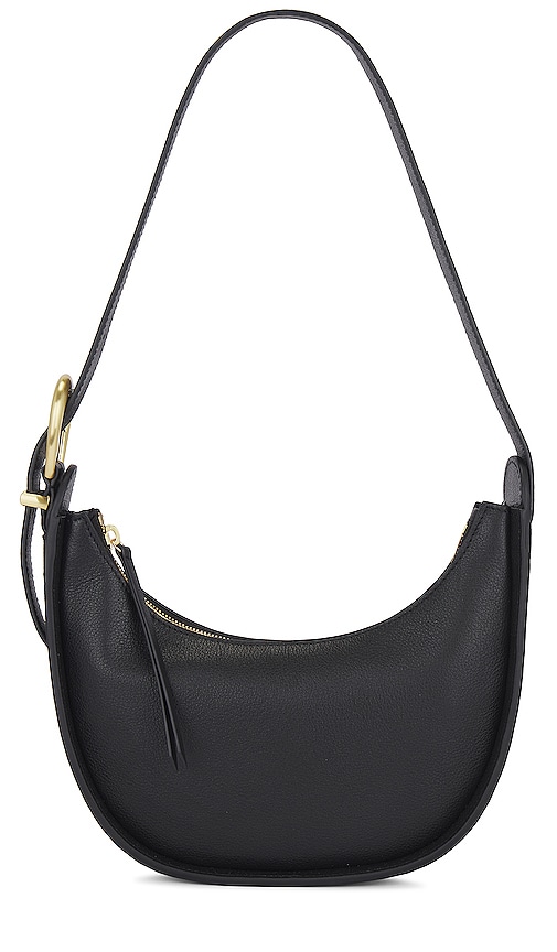 Sancia The Yvette Halfmoon Handbag In Black