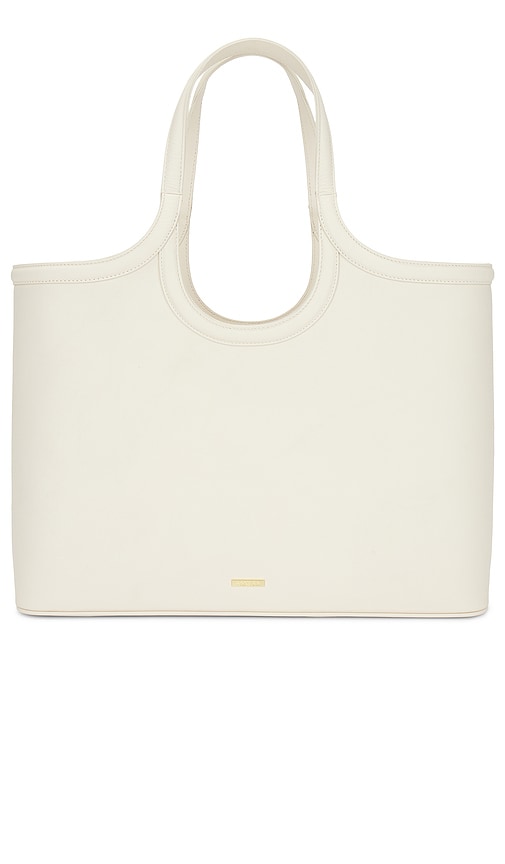 Shop Sancia X Revolve The Bacoli Tote In 淡褐色