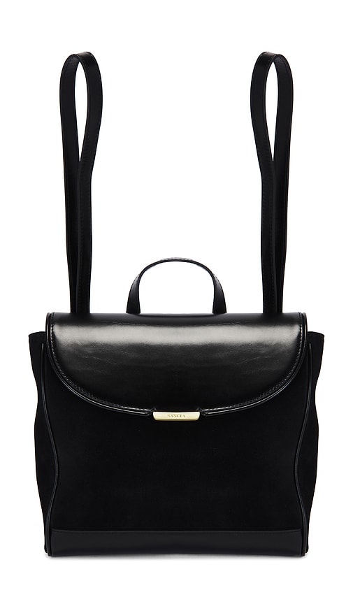 Shop Sancia The Belluno Backpack In Black